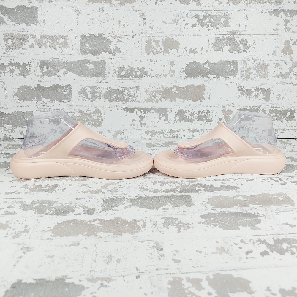 New Stuart Weitzman Stuflex Rosewater T-Strap Slides X276 - Picture 7 of 11
